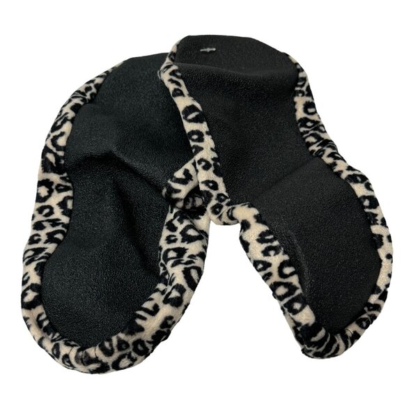 Spare Soles Foldable Flat Shoes Womens 5-6 S Leopard Print Matching Wristlet Bag - Picture 3 of 9